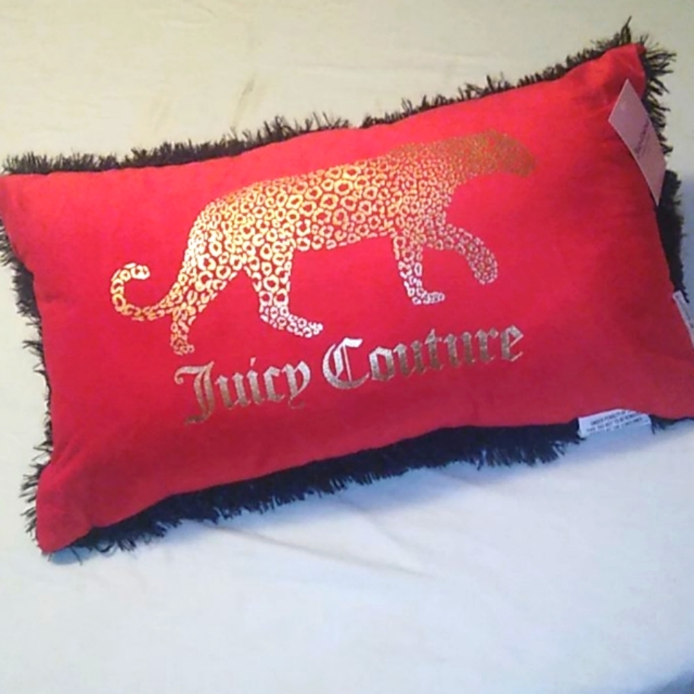 Juicy Couture 14"x24" Leopard cushion throw pillow